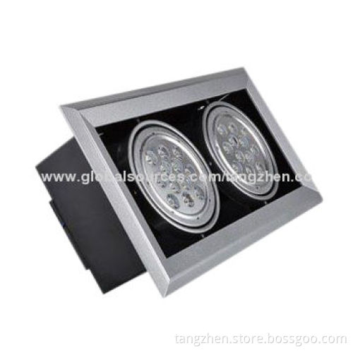 LED Spotlights 2 x 14 Double Ceiling Grille Bean Pot Venture, Aisle Entrance Hallway Lights